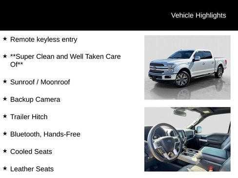 Used 2019 Ford F150 Lariat w/ Equipment Group 502A Luxury AWD/4WD image 31