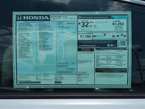 Used 2024 Honda Accord EX image 22