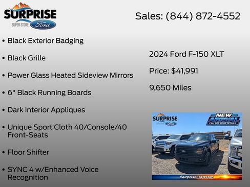 Used 2024 Ford F150 XLT w/ Equipment Group 302A MID RWD image 20
