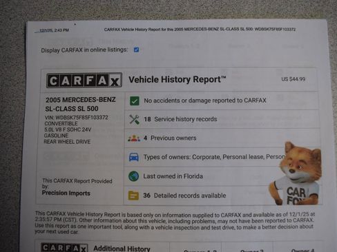 Used 2005 Mercedes-Benz SL 500 image 60