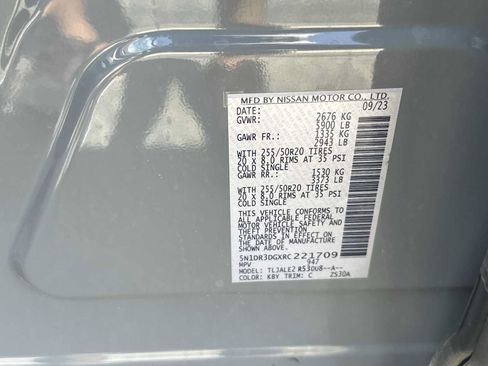 Used 2024 Nissan Pathfinder Platinum w/ Cargo Package FWD image 22