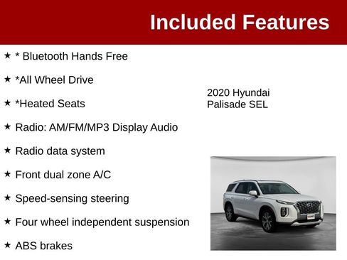 Used 2020 Hyundai Palisade SEL AWD/4WD image 3