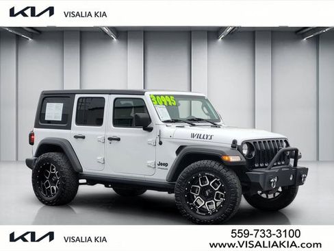Used 2021 Jeep Wrangler Unlimited Willys image 1