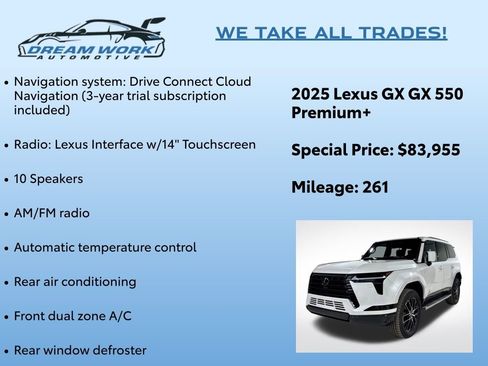 Used 2025 Lexus GX 550 image 2