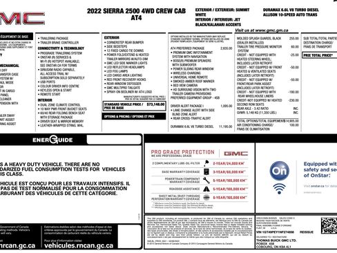 Used 2022 GMC Sierra 2500 AT4 w/ AT4 Preferred Package AWD/4WD image 2