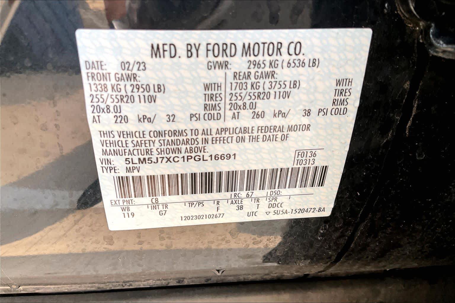 Used 2023 Lincoln Aviator Reserve w/ Equipment Group 201A AWD/4WD image 35