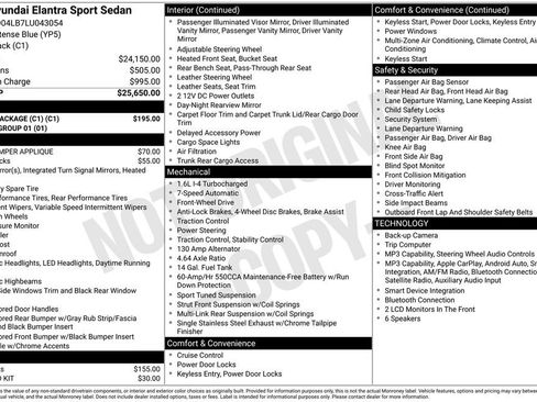 Used 2020 Hyundai Elantra Sport w/ Cargo Package (C1) FWD image 2