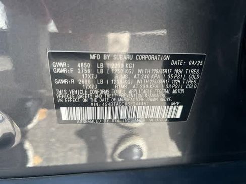 Certified 2025 Subaru Outback Premium AWD/4WD image 16