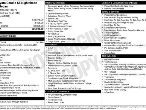 Certified 2022 Toyota Corolla SE FWD image 23