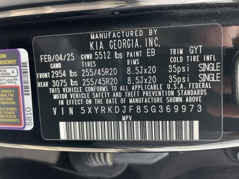 Certified 2025 Kia Sorento SX image 36