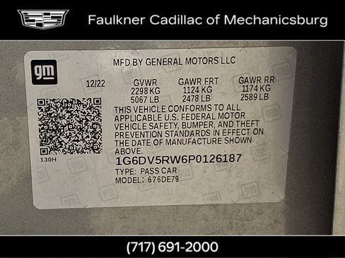 Used 2023 Cadillac CT5 V w/ Premium Package AWD/4WD image 32