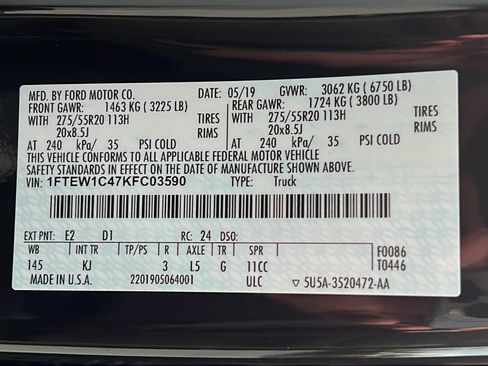 Used 2019 Ford F150 King Ranch w/ Trailer Tow Package RWD image 23