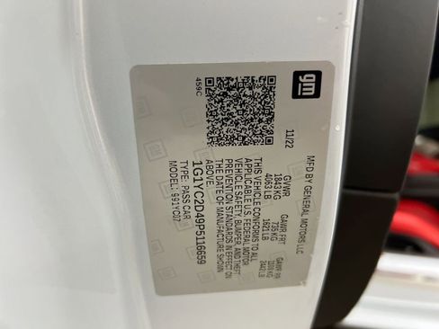 Used 2023 Chevrolet Corvette Stingray Premium Cpe w/ Z51 Performance Package RWD image 27