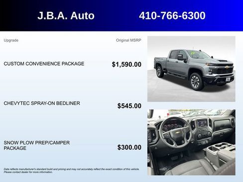 Used 2024 Chevrolet Silverado 2500 Custom w/ Custom Convenience Package image 5