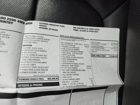 Used 2021 Chevrolet Silverado 2500 High Country w/ Z71 Off-Road Package image 65