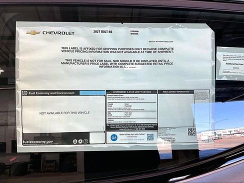 New 2027 Chevrolet Bolt RS w/ Technology Package FWD image 14