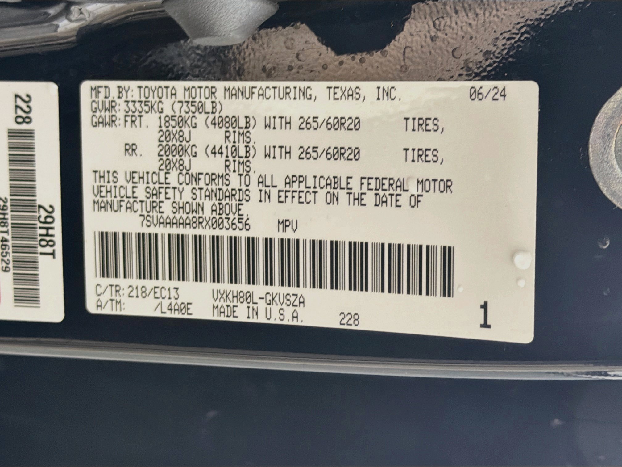 Used 2024 Toyota Sequoia SR5 w/ SR5 Premium Package RWD image 12