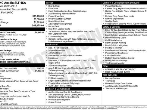 Certified 2023 GMC Acadia SLT w/ Elevation Edition AWD/4WD image 23