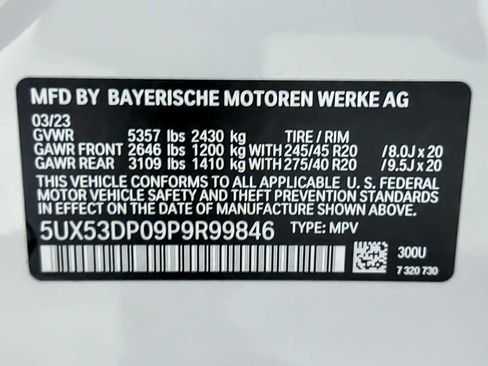 Used 2023 BMW X3 xDrive30i w/ M Sport Package image 30