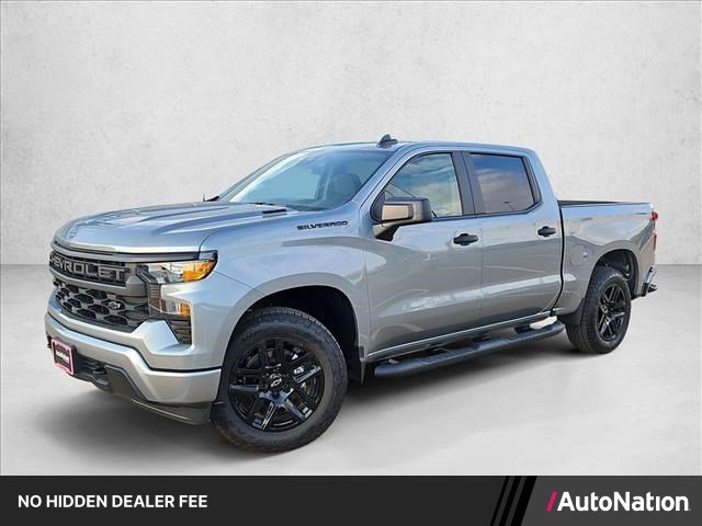 New 2026 Chevrolet Silverado 1500 Custom w/ Turbomax Blackout Package AWD/4WD image 1