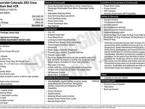 Used 2018 Chevrolet Colorado ZR2 image 2