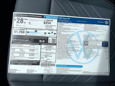 New 2026 Volkswagen Tiguan SE FWD image 22