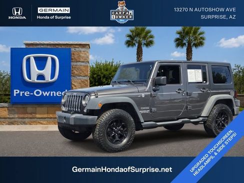 Used 2016 Jeep Wrangler Unlimited Sport w/ Quick Order Package 24S AWD/4WD image 1