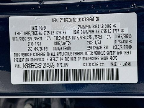 Used 2025 MAZDA CX-90 3.3 Turbo S w/ Premium Plus image 34