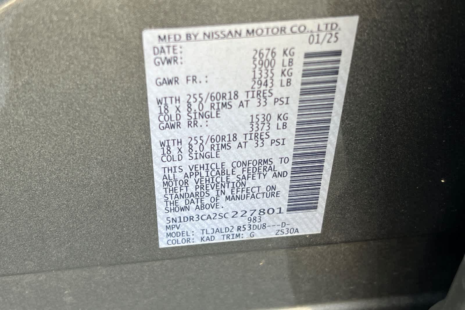 Used 2025 Nissan Pathfinder SL FWD image 37