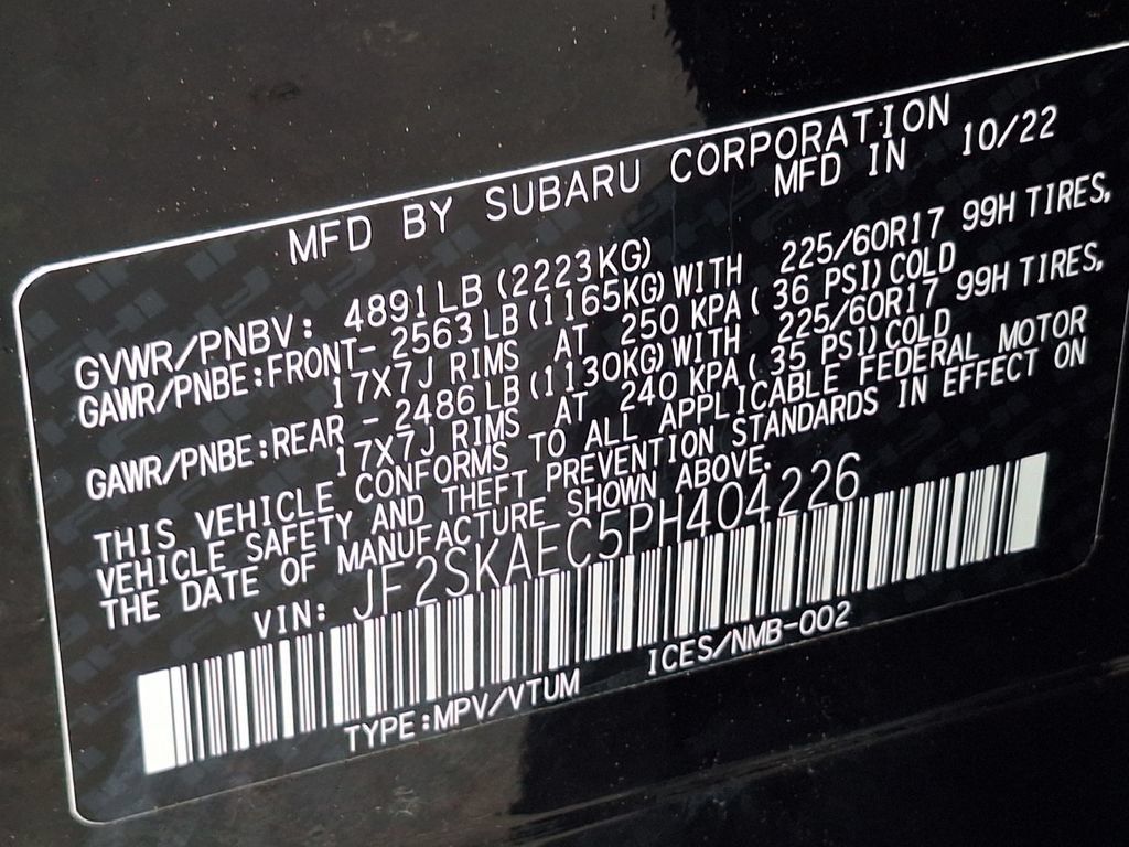 Used 2023 Subaru Forester Premium w/ Popular Package #1 AWD/4WD image 33