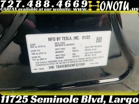 Used 2022 Tesla Model X Plaid image 31