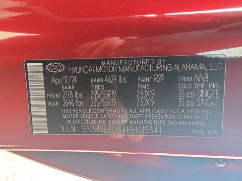 Used 2024 Hyundai Tucson Limited image 35