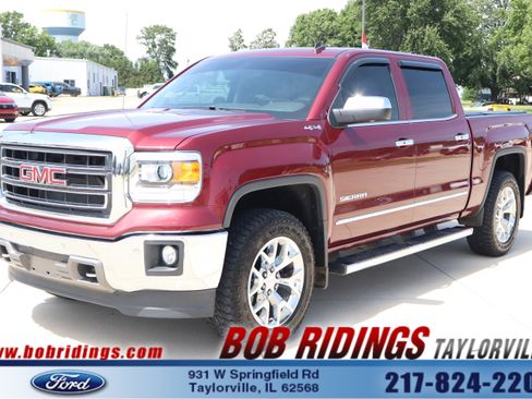 Used 2014 GMC Sierra 1500 SLT w/ SLT Crew Cab Value Package AWD/4WD image 1