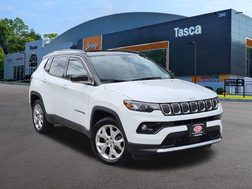Used 2022 Jeep Compass Limited w/ Sun and Sound Group AWD/4WD image 1