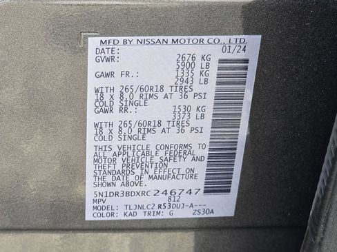 Used 2024 Nissan Pathfinder Rock Creek AWD/4WD image 51