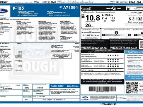 Used 2024 Ford F150 Platinum AWD/4WD image 3