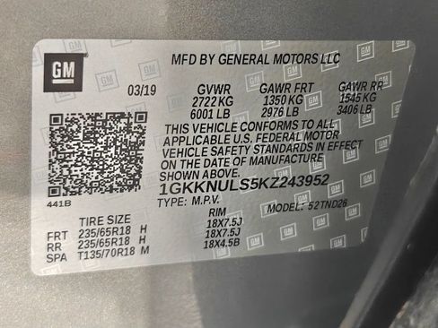 Used 2019 GMC Acadia SLT AWD/4WD image 64