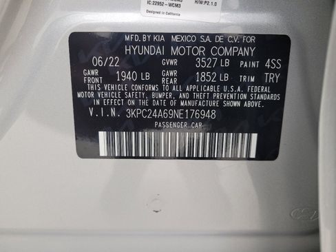 Used 2022 Hyundai Accent SEL FWD image 33