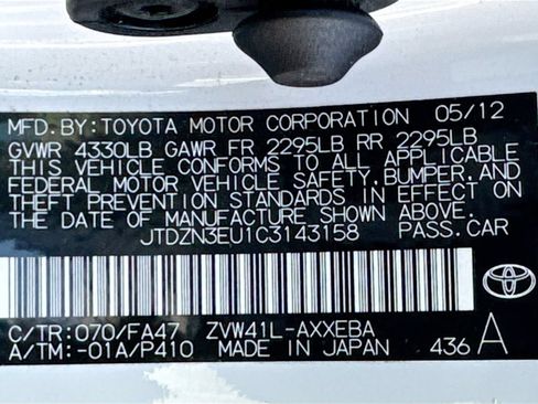Used 2012 Toyota Prius V Two FWD image 37