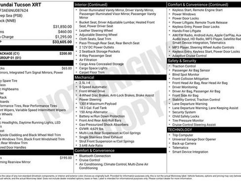 Used 2022 Hyundai Tucson XRT w/ Cargo Package image 15