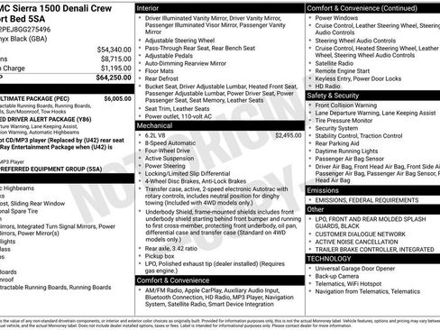 Used 2016 GMC Sierra 1500 Denali w/ Denali Ultimate Package image 6