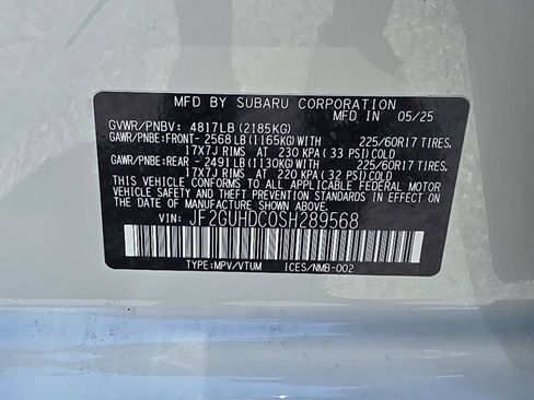 Certified 2025 Subaru Crosstrek 2.5i Premium AWD/4WD image 31