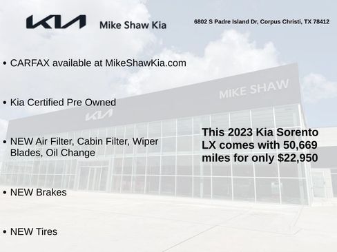 Used 2023 Kia Sorento LX FWD image 3