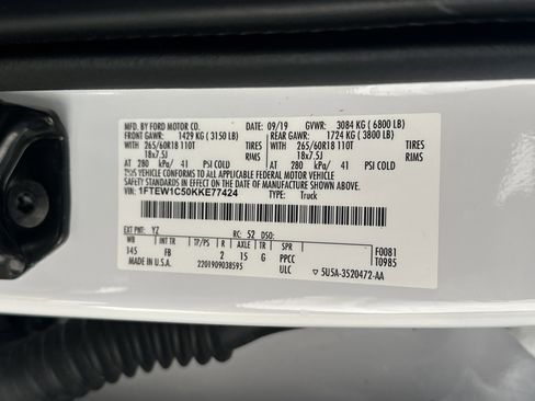 Used 2019 Ford F150 XLT w/ Equipment Group 302A Luxury image 30