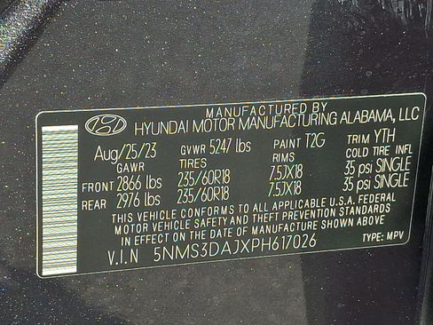 Certified 2023 Hyundai Santa Fe SEL w/ Premium Package AWD/4WD image 29