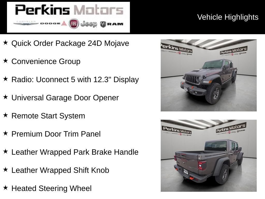 New 2026 Jeep Gladiator Mojave AWD/4WD image 36