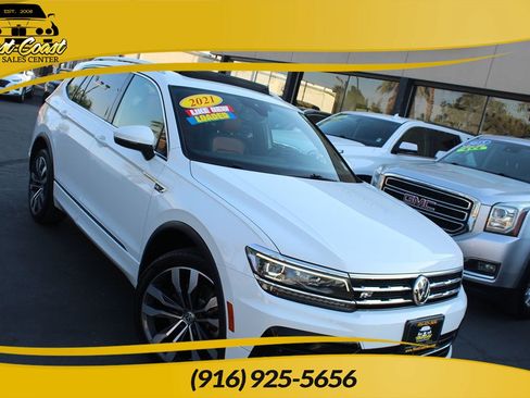 Used 2021 Volkswagen Tiguan SEL Premium R-Line w/ 3rd Row Seat Package AWD/4WD image 1