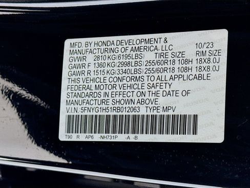 Certified 2024 Honda Pilot EX-L image 36