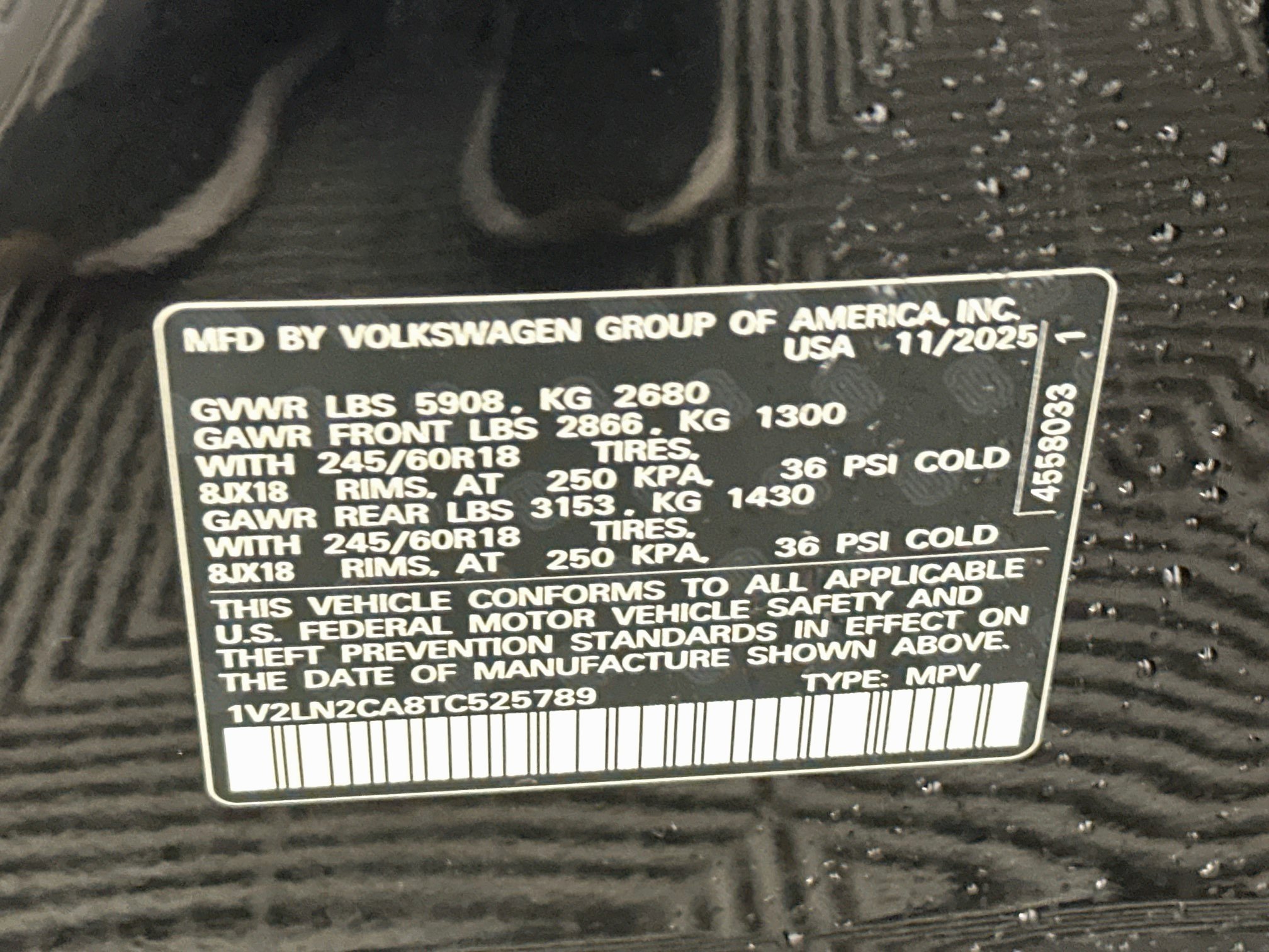 Used 2026 Volkswagen Atlas SE AWD/4WD image 12