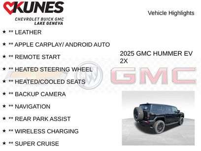 New 2025 GMC Hummer EV 2X